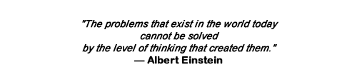 Albert Einstein on Solutions