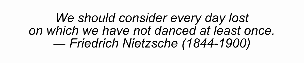 Friedrich Nietzsche on Dance